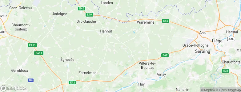 Baegnée, Belgium Map