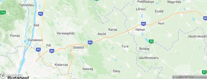 Bag, Hungary Map