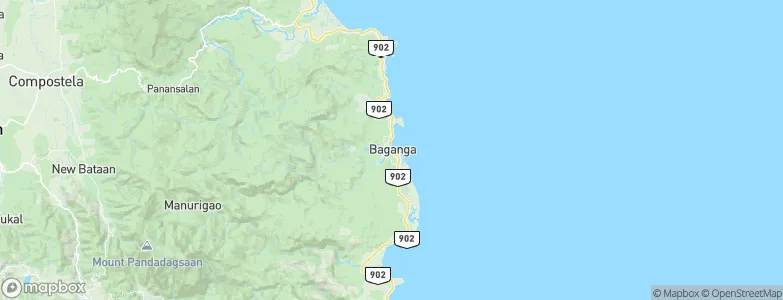 Baganga, Philippines Map