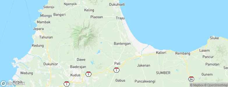Bagangan, Indonesia Map