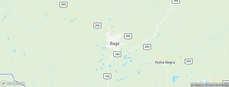 Bagé, Brazil Map