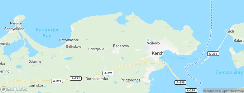 Bagerovo, Ukraine Map