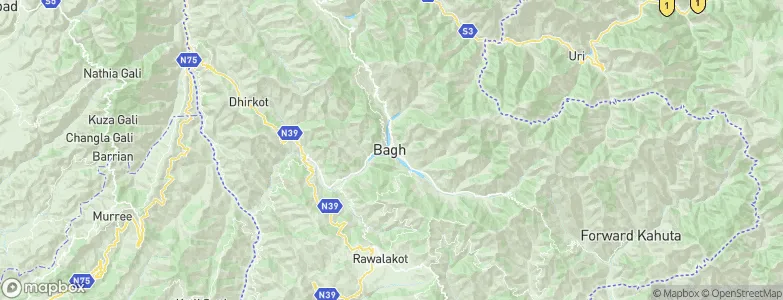 Bagh, Pakistan Map