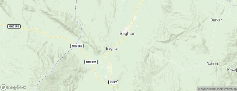 Baghlan, Afghanistan Map