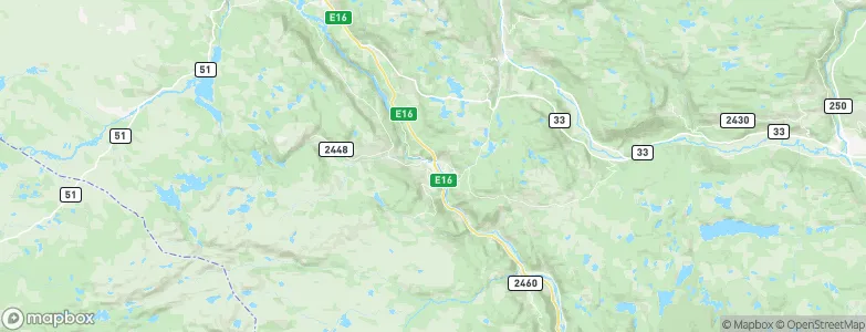 Bagn, Norway Map