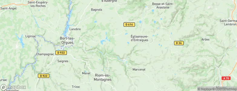 Bagnard, France Map