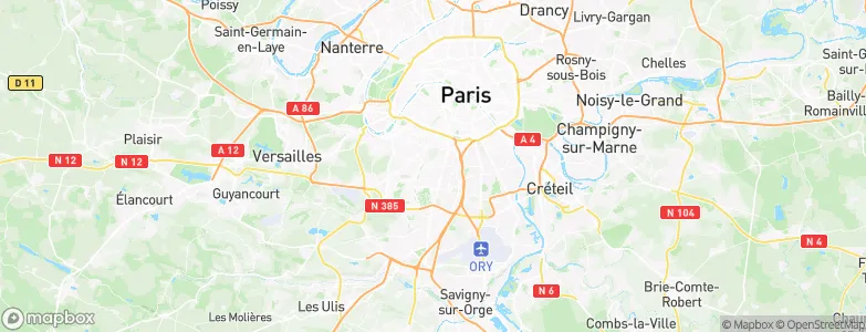 Bagneux, France Map