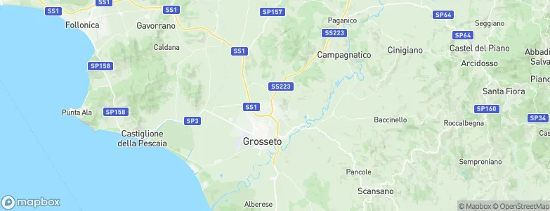 Bagno Roselle, Italy Map
