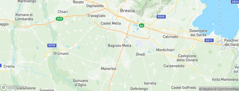 Bagnolo Mella, Italy Map