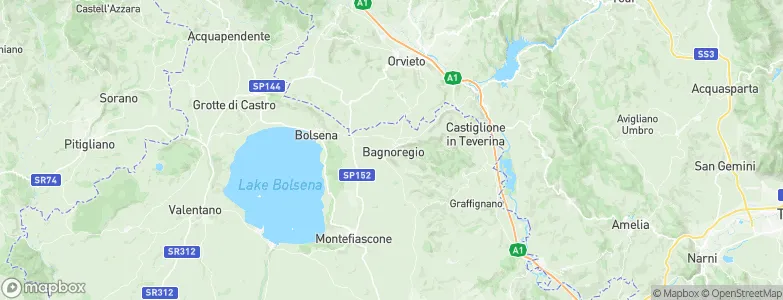 Bagnoregio, Italy Map