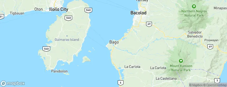 Bago City, Philippines Map