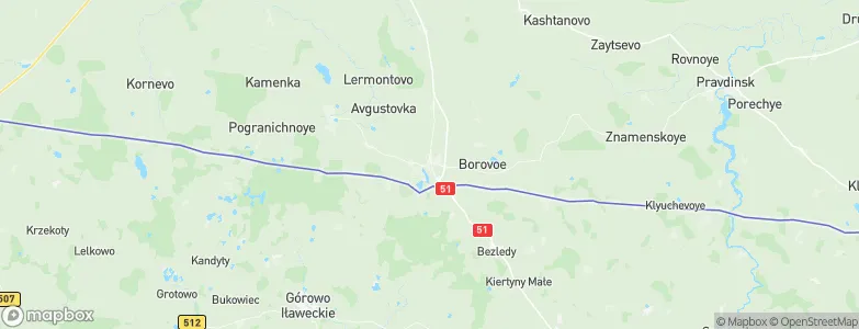 Bagrationovsk, Russia Map