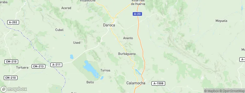 Báguena, Spain Map