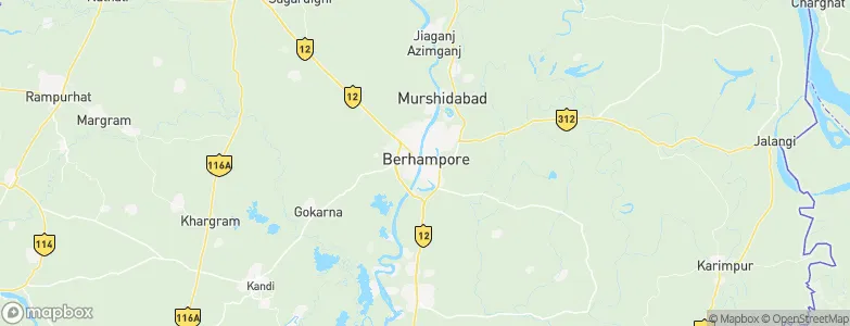 Baharampur, India Map
