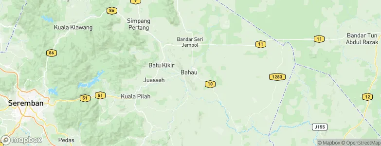 Bahau, Malaysia Map