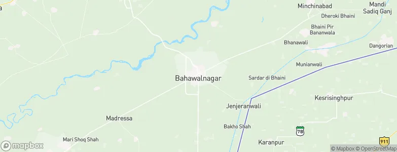 Bahawalpur, Pakistan Map