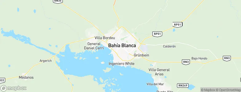 Bahía Blanca, Argentina Map