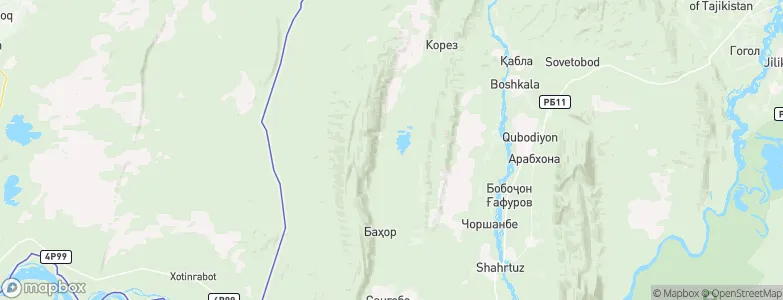 Bahori, Tajikistan Map