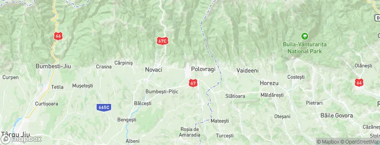 Baia de Fier, Romania Map