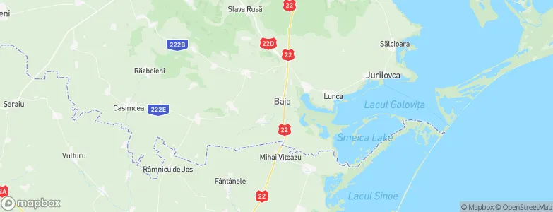 Baia, Romania Map