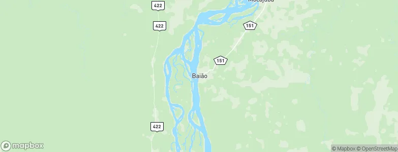 Baião, Brazil Map