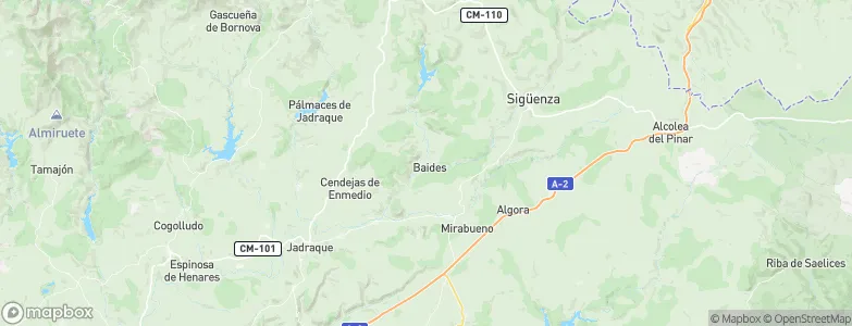 Baides, Spain Map