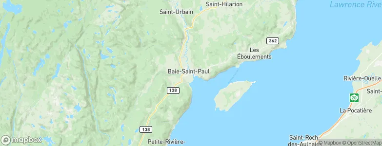 Baie-Saint-Paul, Canada Map