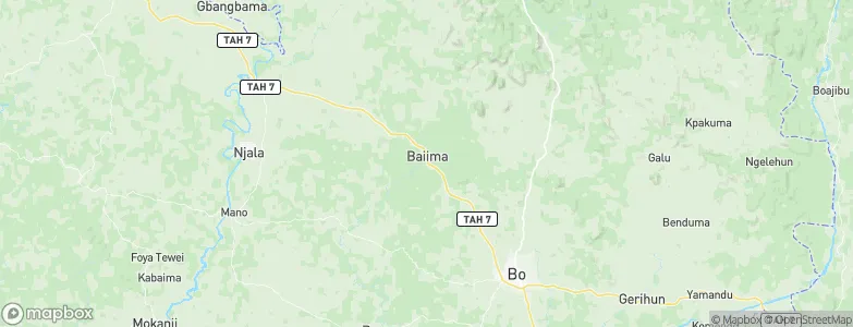 Baiima, Sierra Leone Map