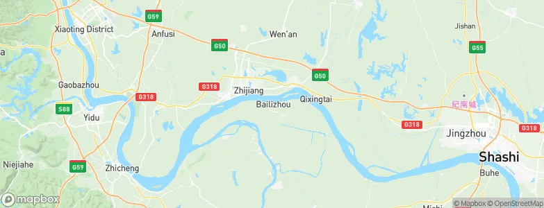 Bailizhou, China Map