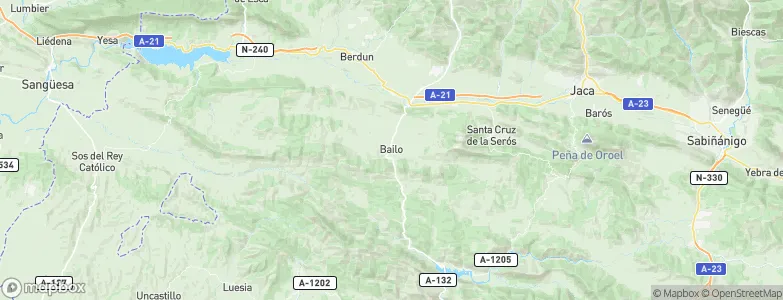 Bailo, Spain Map