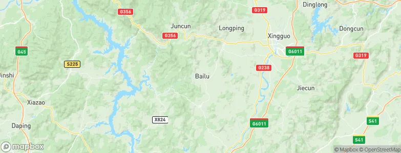 Bailu, China Map