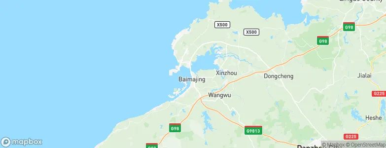 Baimajing, China Map