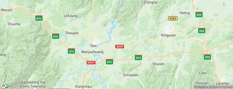 Baimangpu, China Map
