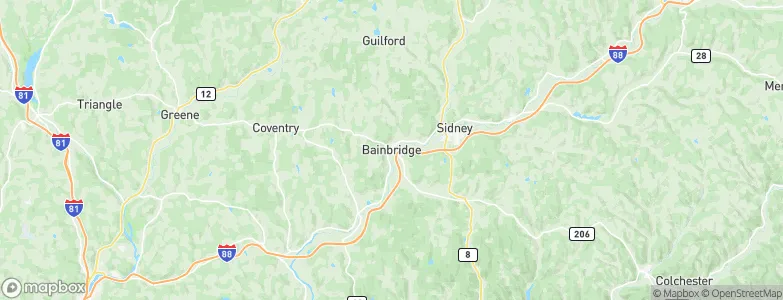 Bainbridge, United States Map