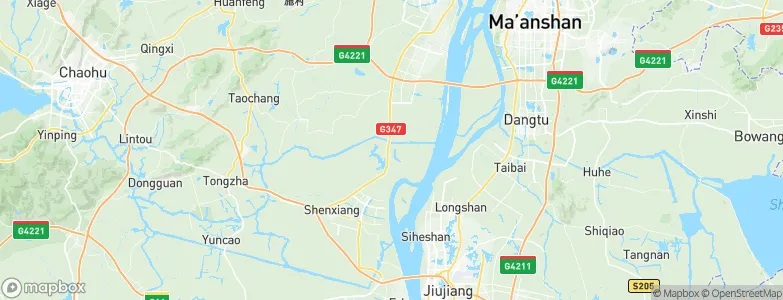 Baiqiao, China Map
