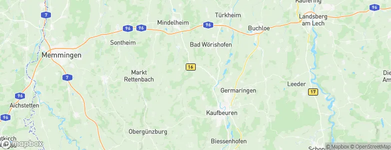 Baisweil, Germany Map