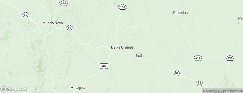 Baixa Grande, Brazil Map