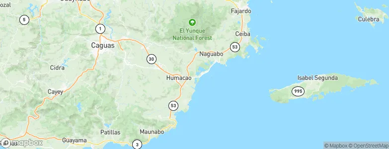 Bajandas, Puerto Rico Map