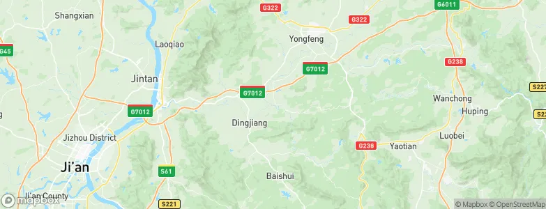 Bajiang, China Map