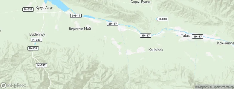 Bakai-Ata, Kyrgyzstan Map