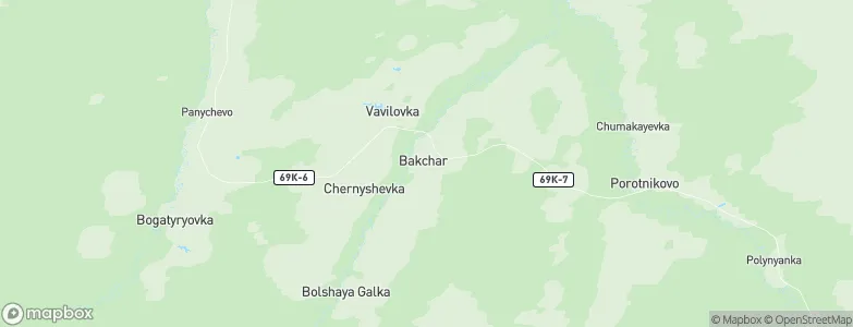 Bakchar, Russia Map