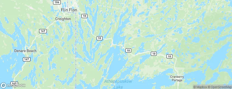 Bakers Narrows, Canada Map