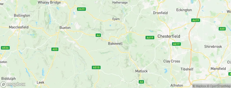 Bakewell, United Kingdom Map