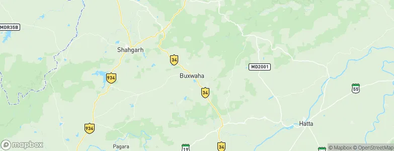 Bakshwāho, India Map