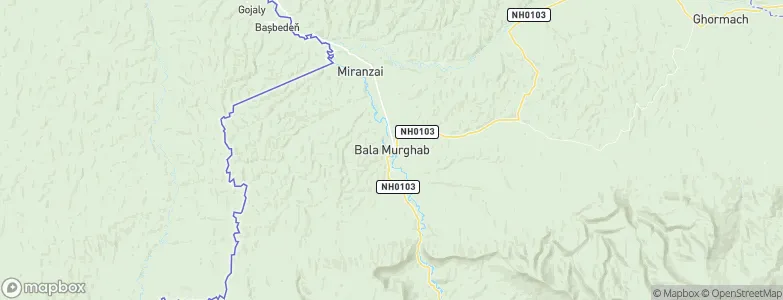 Bala Murghab, Afghanistan Map