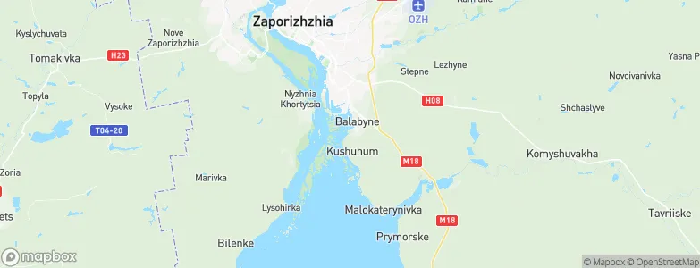 Balabyne, Ukraine Map