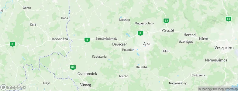 Baláczaidűlő, Hungary Map