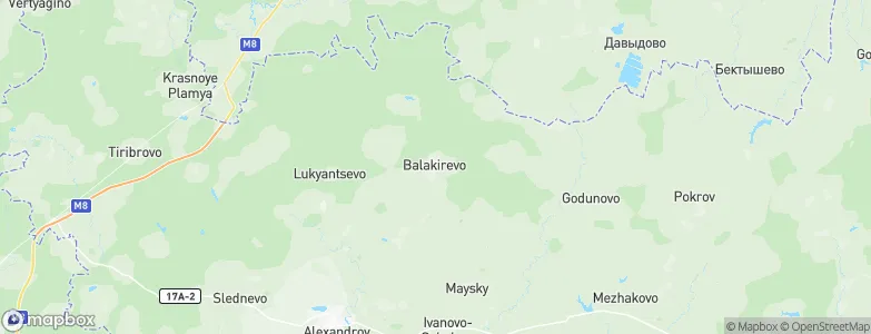 Balakirevo, Russia Map