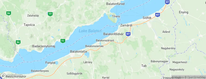 Balatonszárszó, Hungary Map