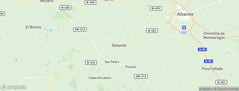 Balazote, Spain Map